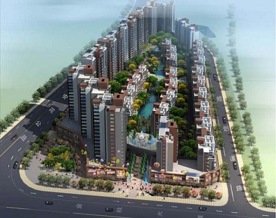 安陸林語花都東區效果圖